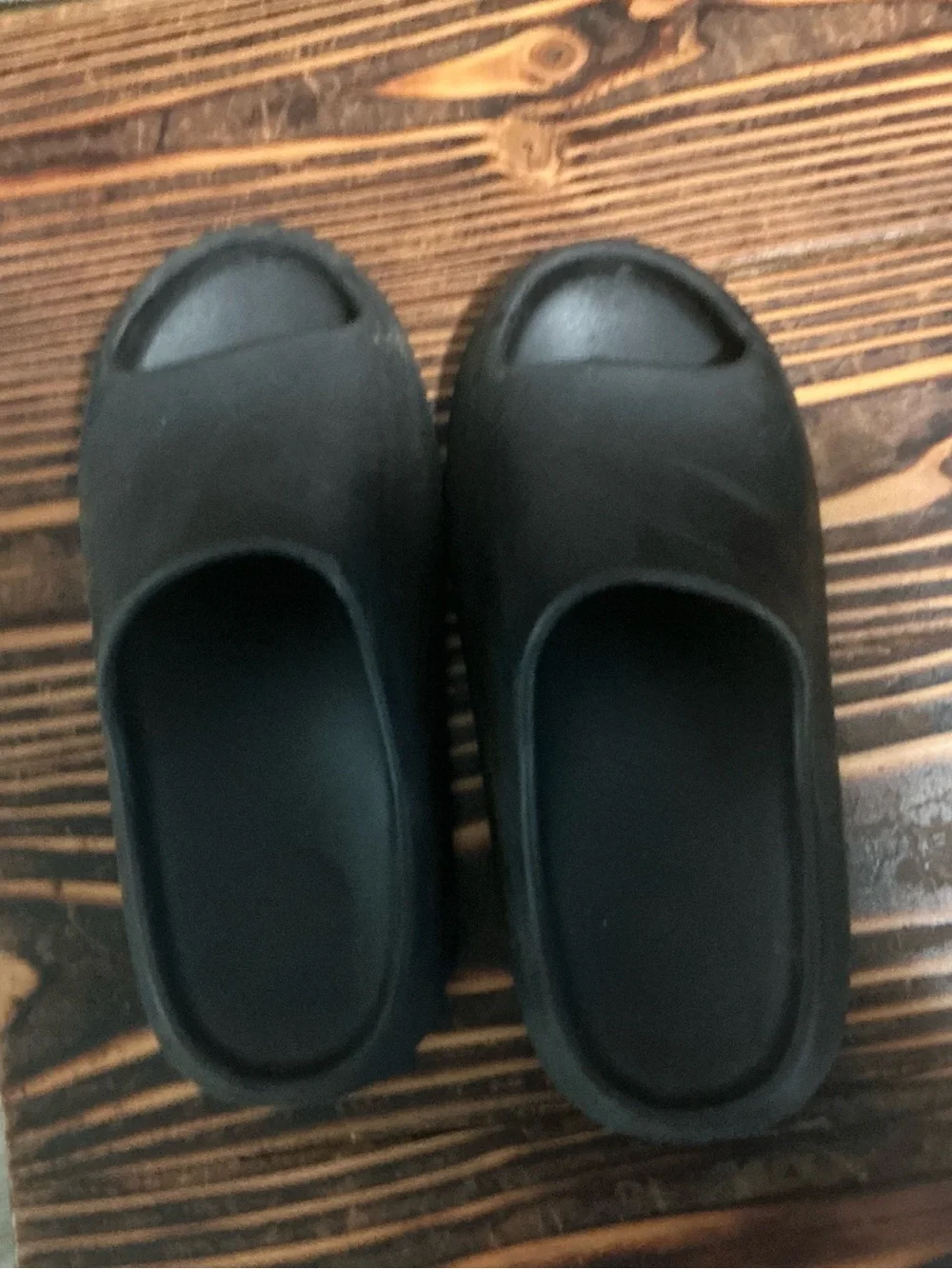 Kids Black Slip-On Foam Clog Shoes